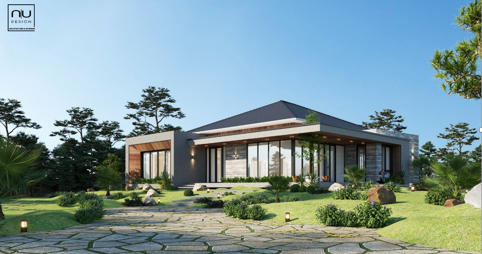 Thiết kế biệt thự sân vườn